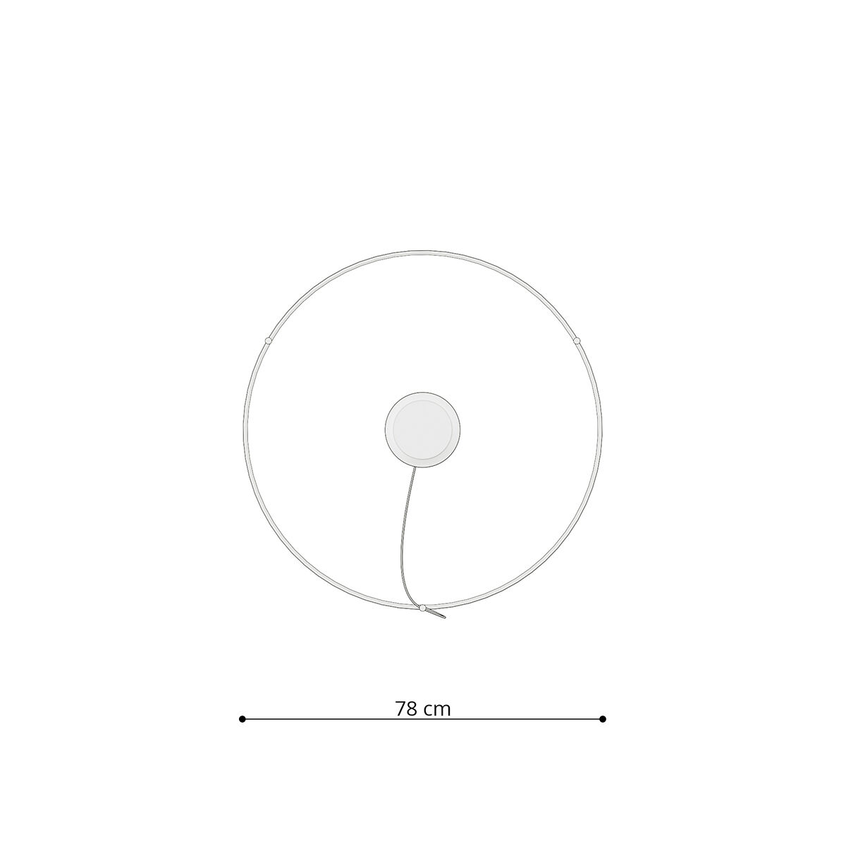 SOLLUX TH.101 RIO 78 CZARNY LED 3000K ZYRANDOL