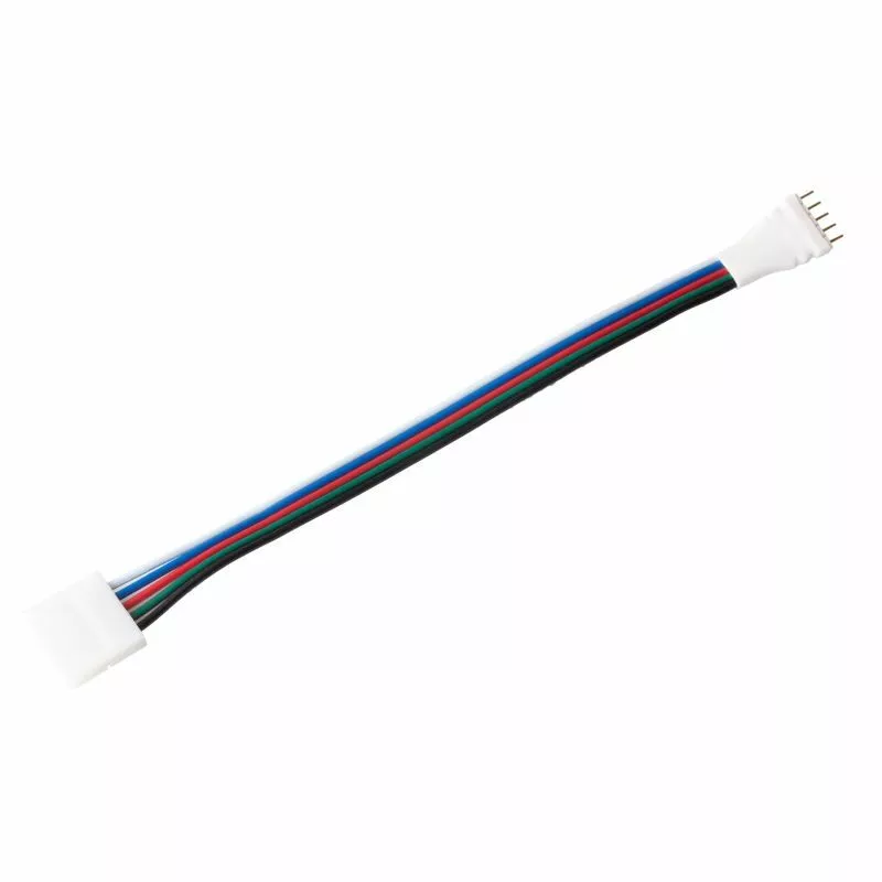 ZŁĄCZKA LED RGBW 12MM DWUSTRONNA Z PRZ. PIN/ZŁĄCZK