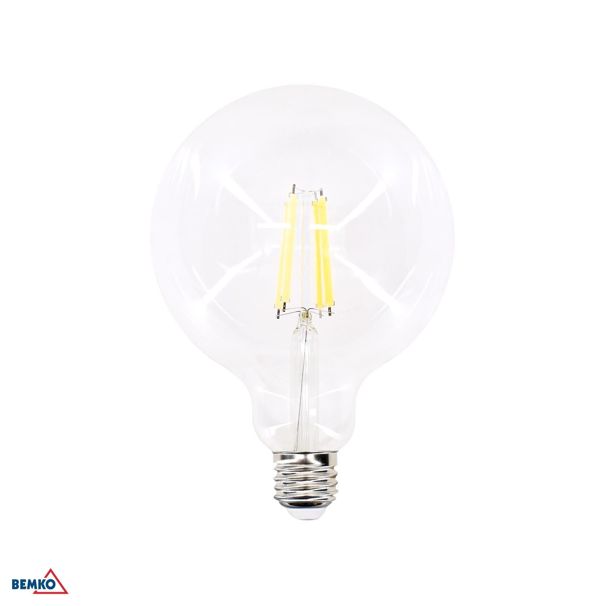 LED.E27 230V/11W FILAMENT G125 1550LM 4000K 320ST D86-FLB-E27-G125-110-4K BEMKO