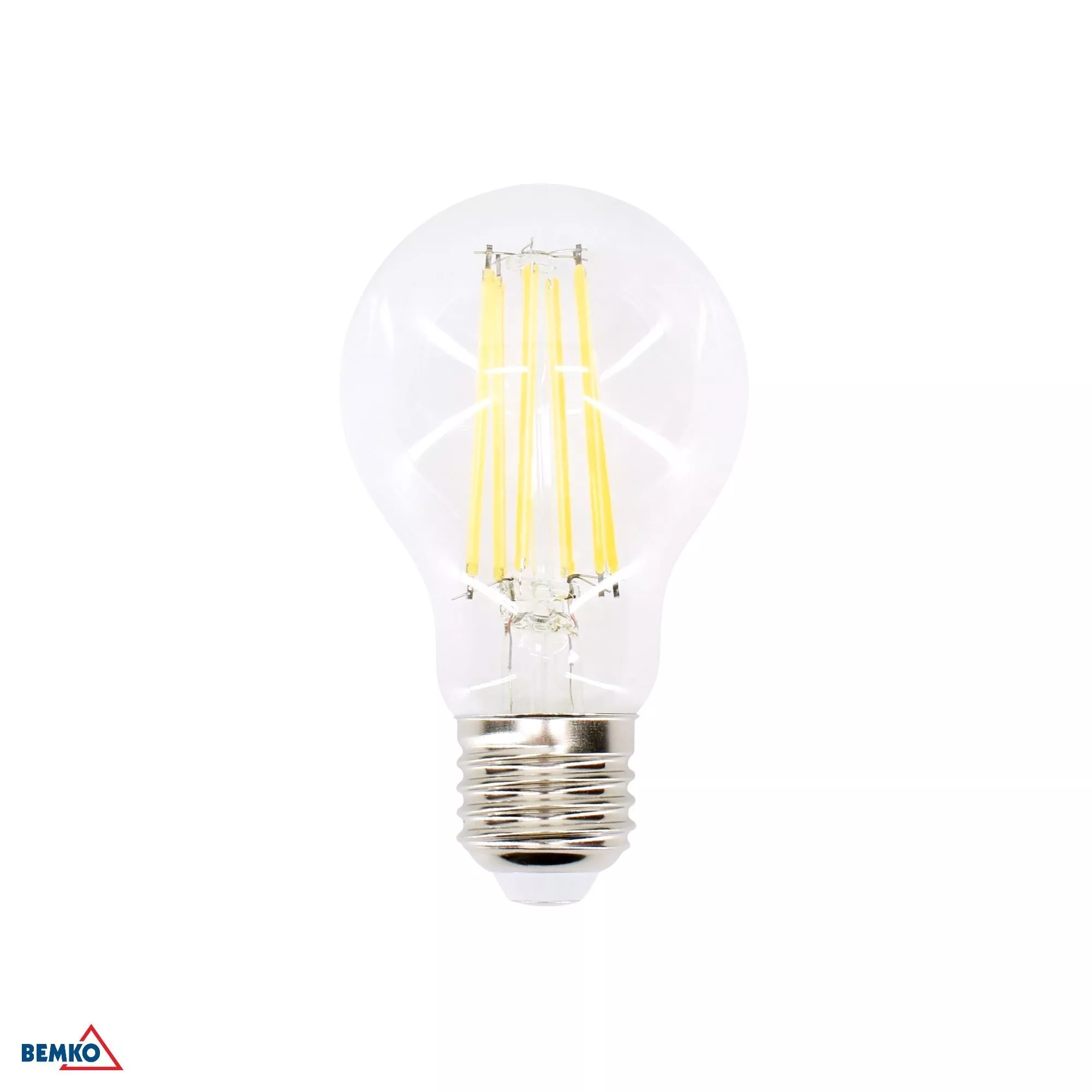 Żarówka LED Filament E27 A60 12W 4000K D86-FLB-E27-A60-120-4K Bemko