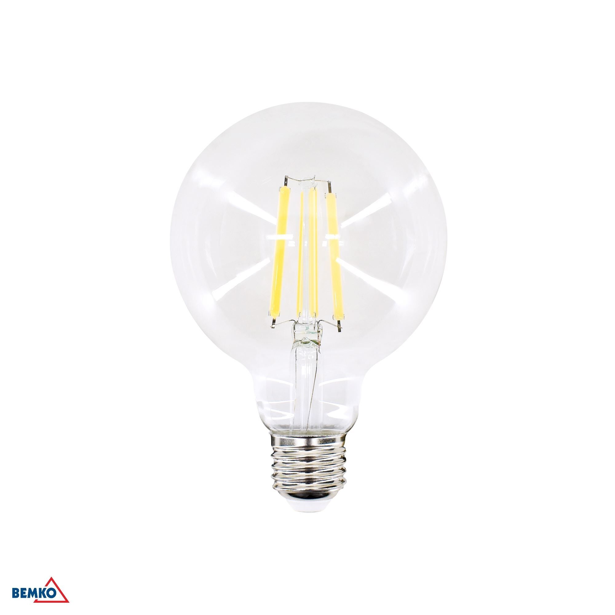 LED.E27 230V/11W FILAMENT G95 1550LM 4000K 320ST D86-FLB-E27-G95-110-4K BEMKO