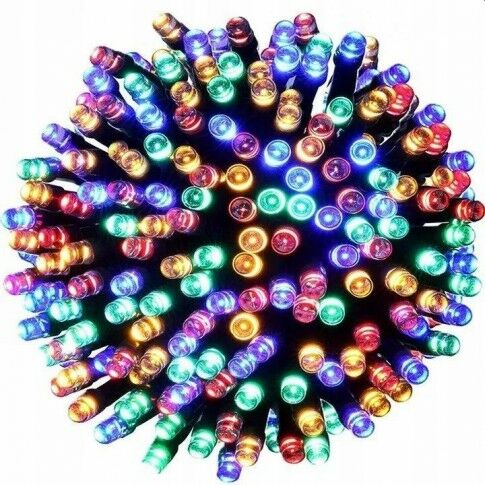 OŚW.CHOIN.100LED 10M 230V 0.5MM2 IP44 Z PRZEDLUZKA MULTICOLOR ZEWNETRZNE GUMOWE IP44 GRUBE Z PRZEDLUZKA OUTDOOR OXL100R10MC ENERGY LIGHT