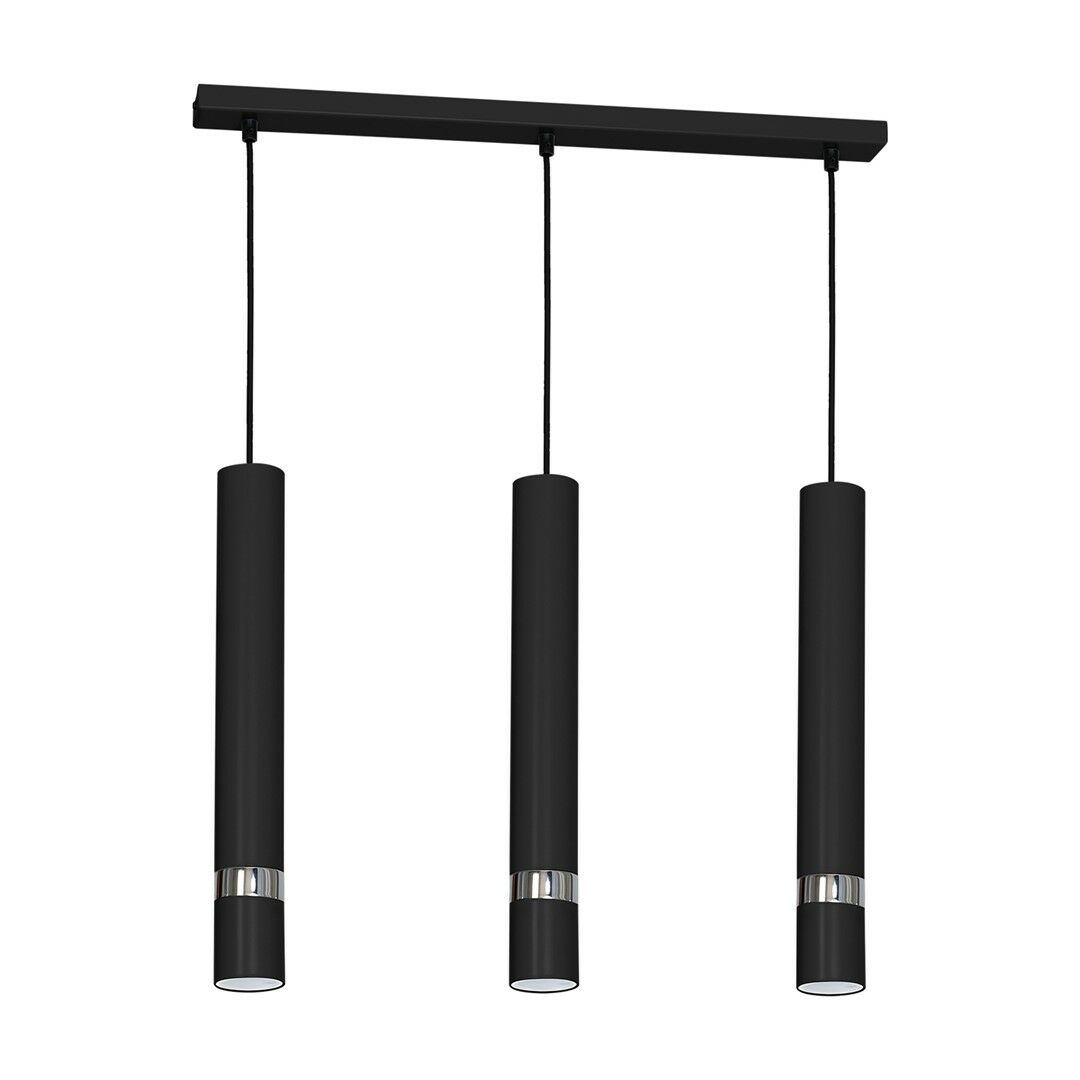 LAMPA WISZĄCA JOKER BLACK/CHROME 3XGU10