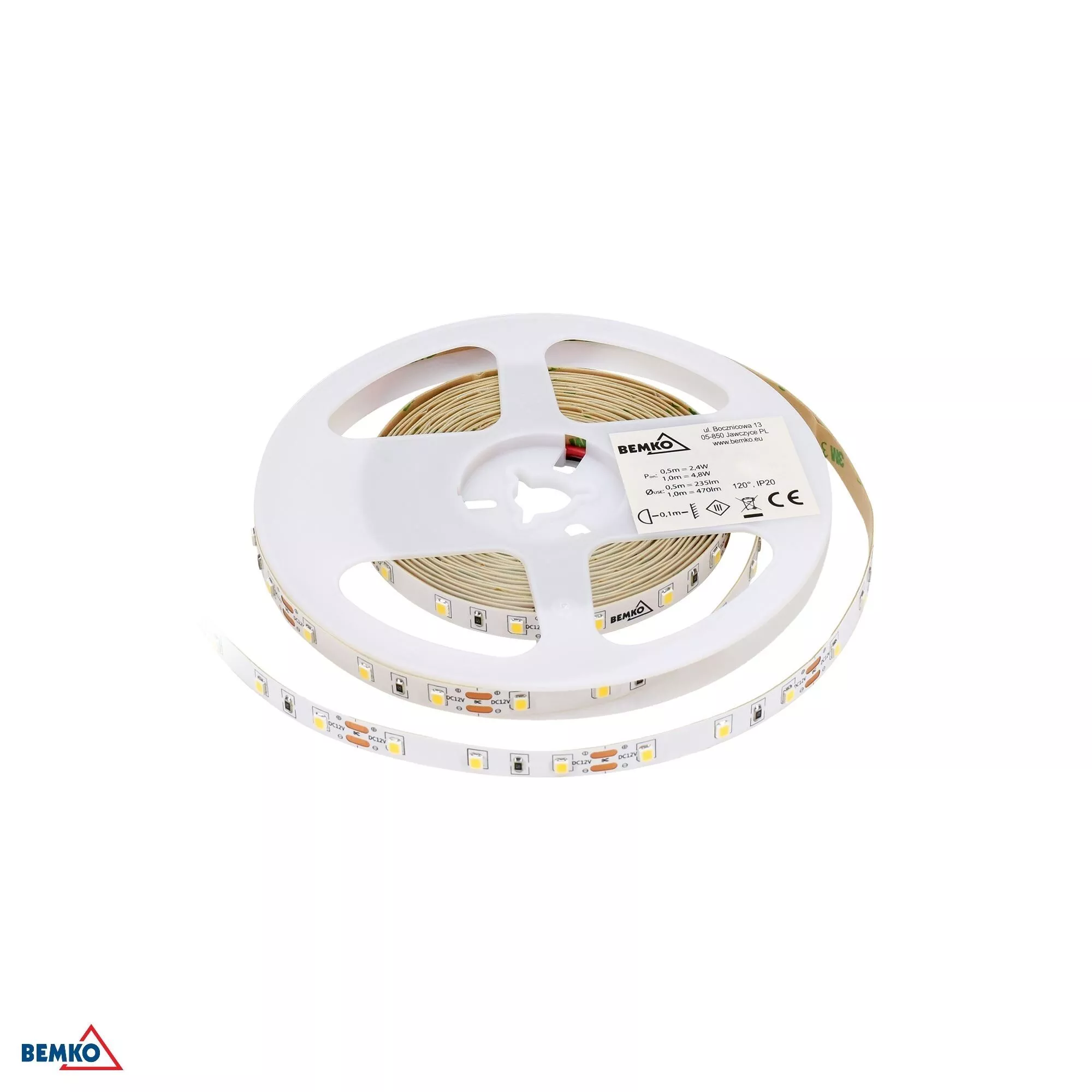 Taśma LED Premium 2835 60LED/m ciepła biała 50m D87-LS-2835-3000-IP20-AWW
