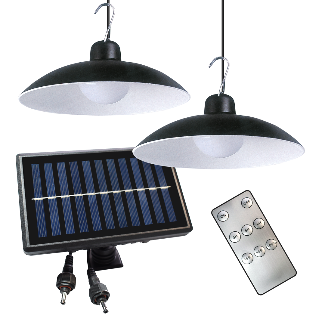LAMPA SOLARNA SATURN PODWÓJNA