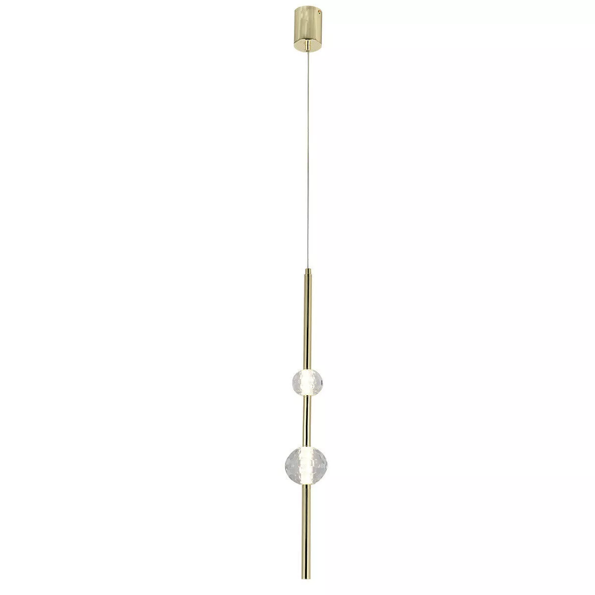LAMPA WISZĄCA VAKU 1XLED ZŁOTA LP-719/2P GD