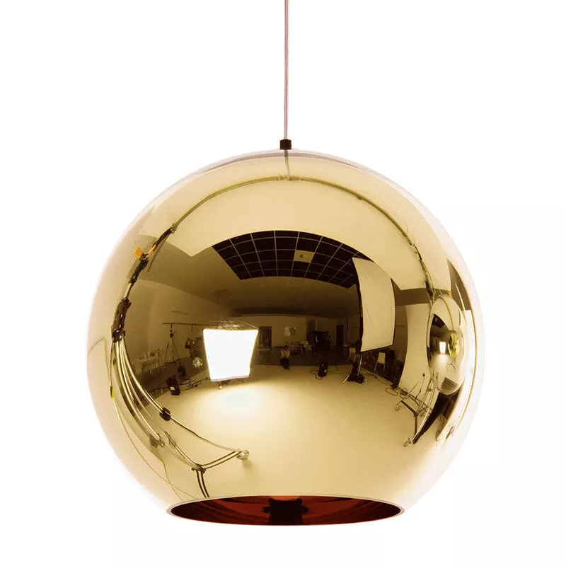 LAMPA WISZĄCA MIRROR GLOW - M ZŁOTA 30 CM