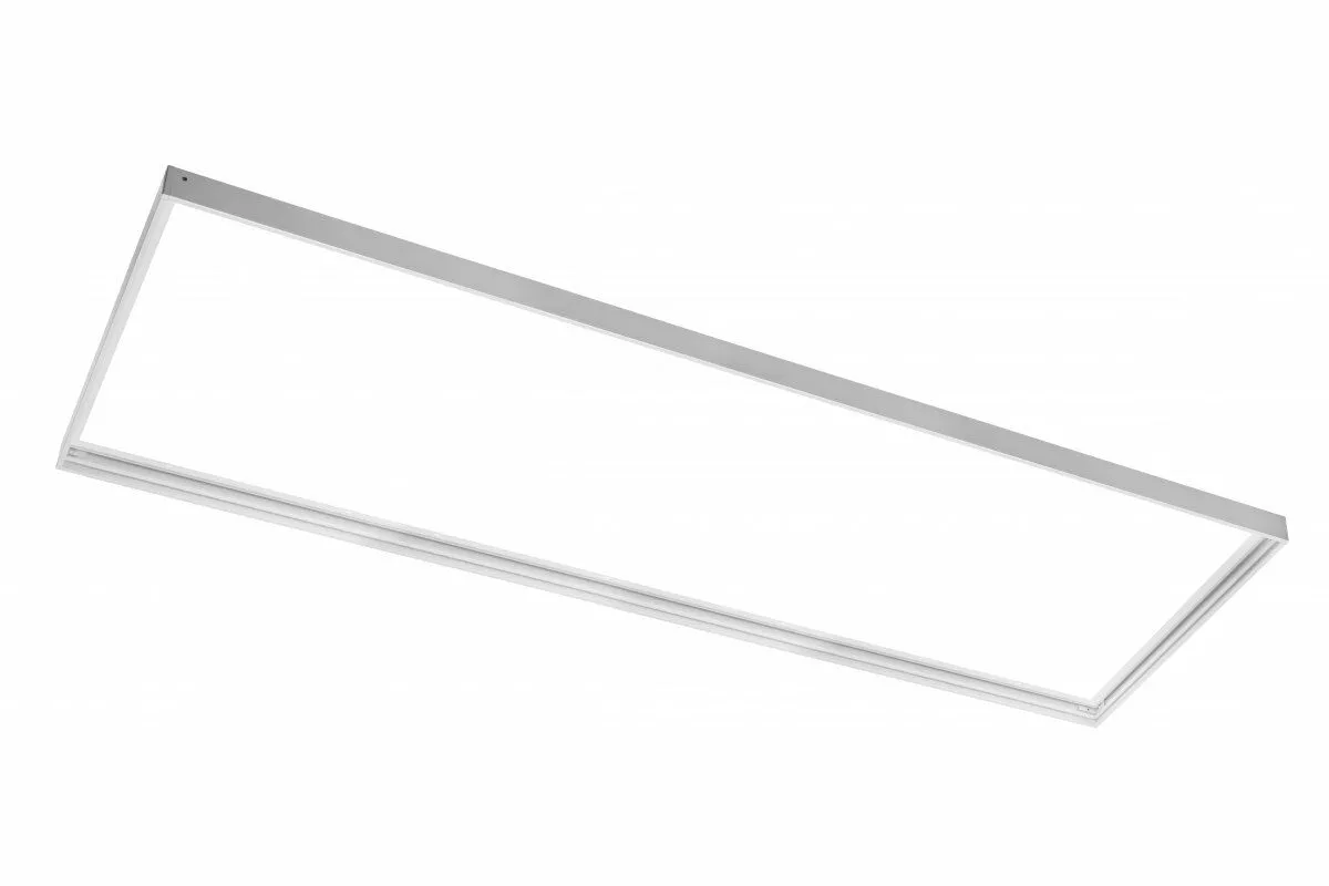 RAMA DO MONTAZU NATYNKOWEGO PANELI LED 30X120CM TYPU KING PRINCE INNOVO BEZ SRUB BIALA GT-RM30X120-001 GTV