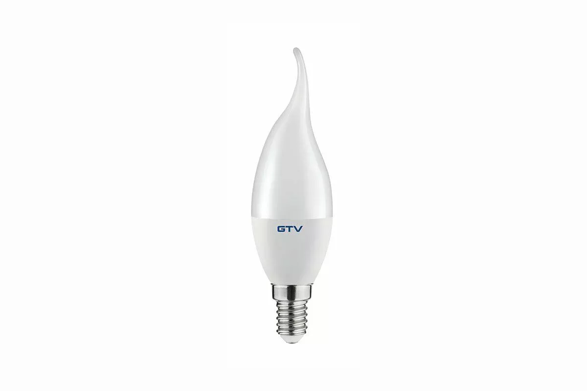 LED.E14 230V/8W 700LM B.CIEPLA SWIECA PLOMYK MAT. GTV SMD2835 3000K KAT.160ST LD-SMC37L-80