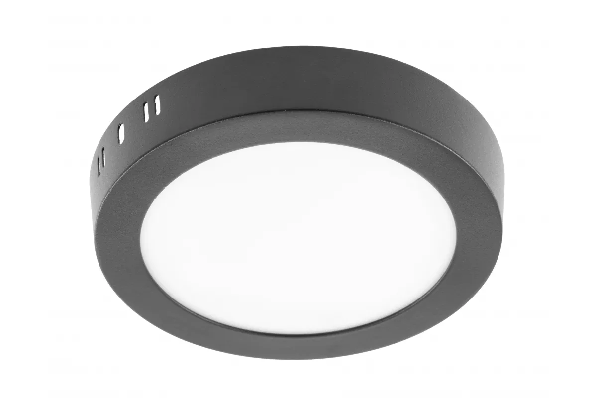 GTV OPRAWA LED ORIS PLUS DOWNLIGHT 13W CZARNA 4000K 1020LM AC220-240V NATYNKOWA IP20 120ST. LD-ORN13W-NBP-10
