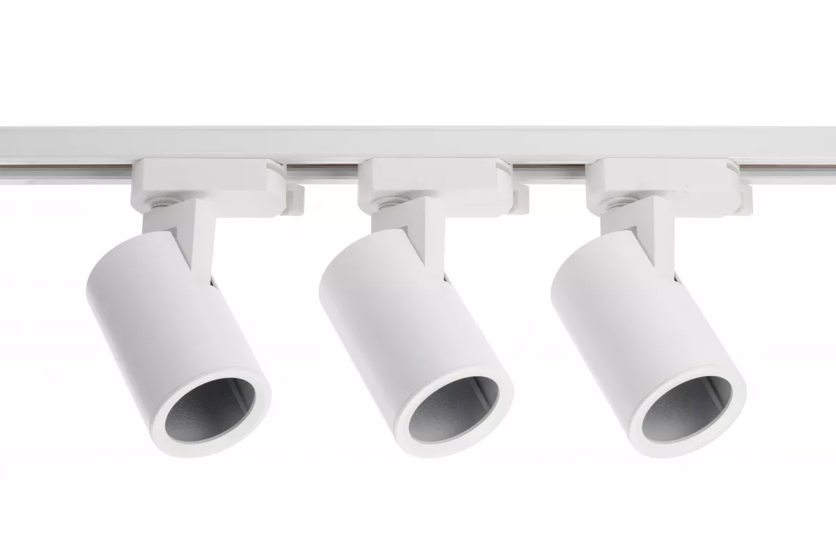 GTV/X-RAIL ZESTAW XLT-Z3OP20SZ1B-00 TRAX BIS 3 OPRAWY NA SZYNOPRZEWÓD 1-FAZOWY 1M 3XGU10 MAX. 3X20W AC220-240V BIALY