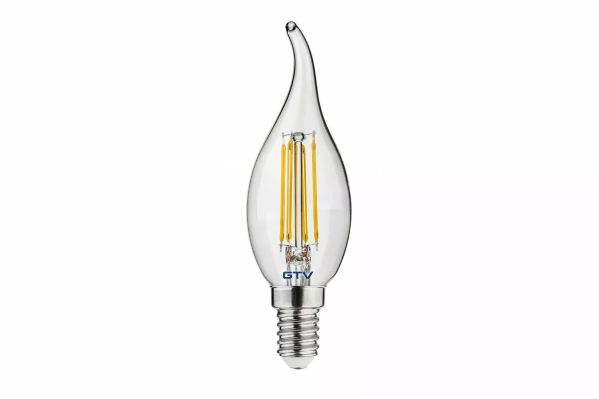 LED.E14 230V/4W 420LM 4000K FILAMENT A-G C35L 360ST. 44MA LD-C35FLE4-40L GTV