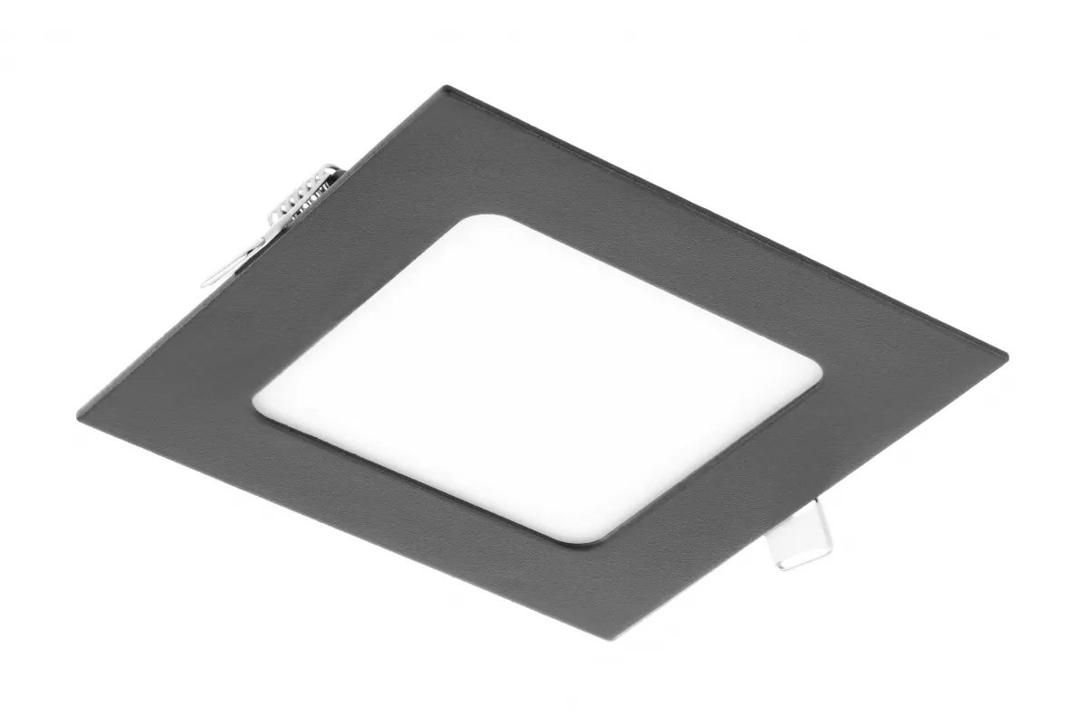 GTV OPRAWA LED MATIS PLUS DOWNLIGHT 7W CZARNA 4000K 560LM AC220-240V WPUSZCZANA IP20 120ST. LD-MAW07W-NBP-10