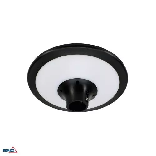 Solarna Oprawa Parkowa Bemko Solum 20W 4000K czarna C83-SOM-020BL-4K