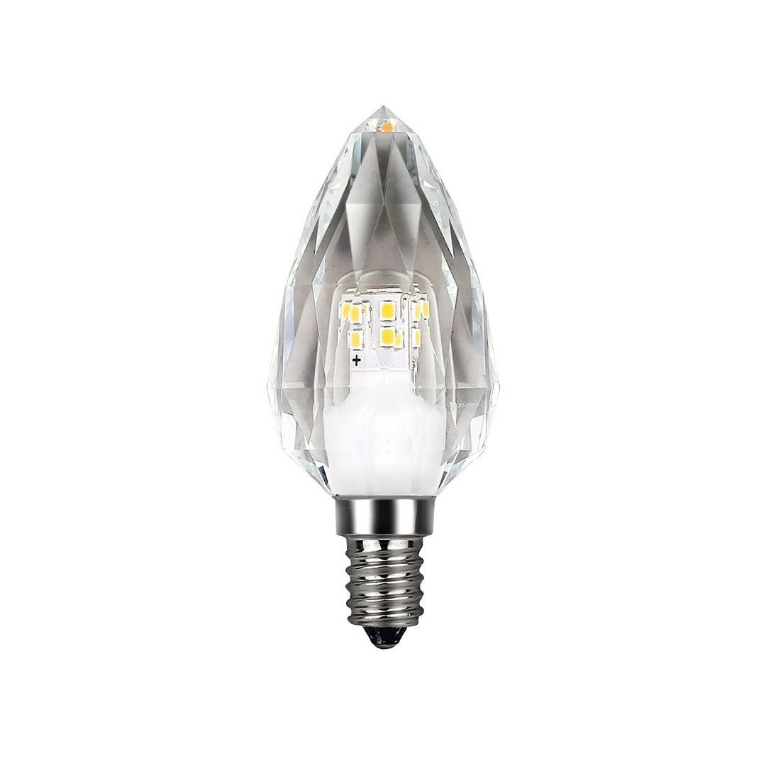 ŻARÓWKA LED 4W E14 C37 4000K KRYSZTAŁ