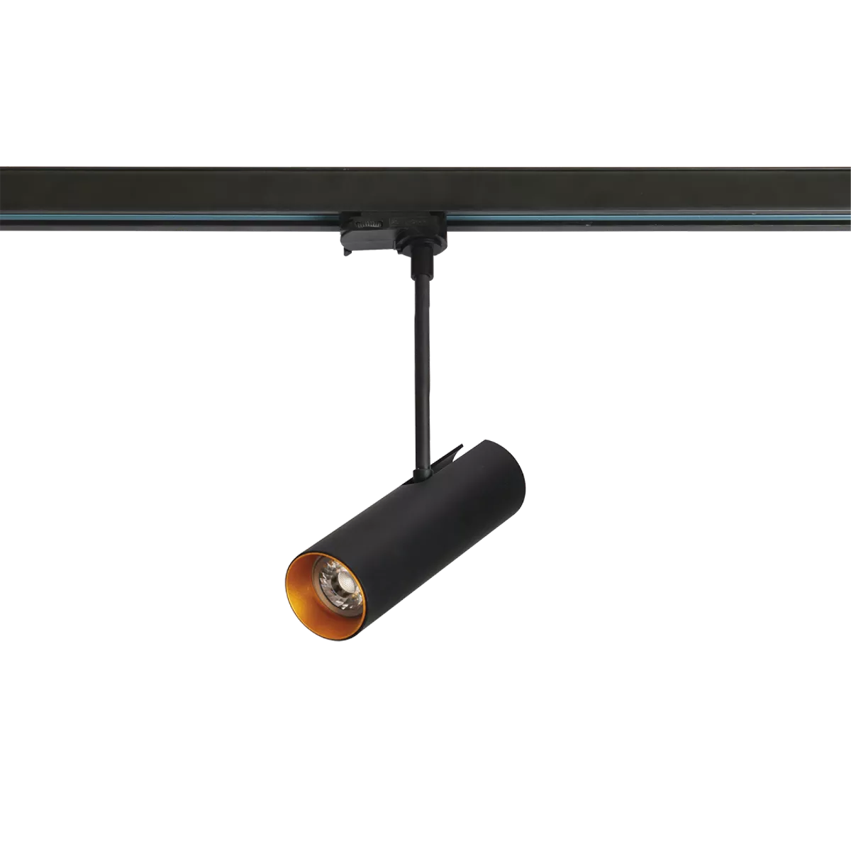 Lampa do szynoprzewodu LENS Szyna 3-fazowa Czarna/Złota  AZ3512