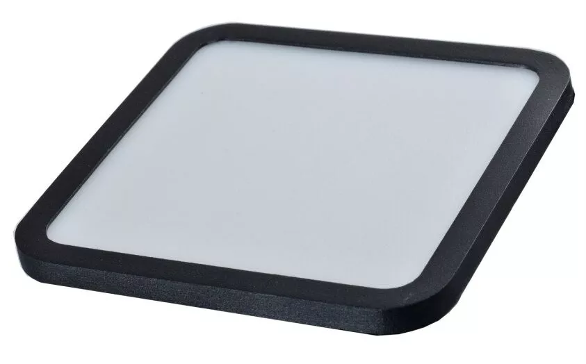 Oprawa wpustowa SLIM 22 kwadratowa 4000K IP44 czarna AZ4331