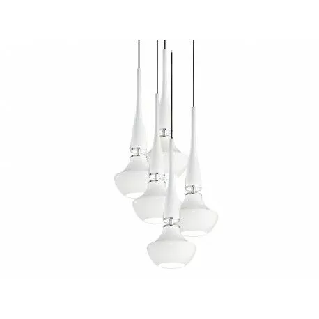 Lampa wisząca Tasos 5 Biała AZ0261 Azzardo