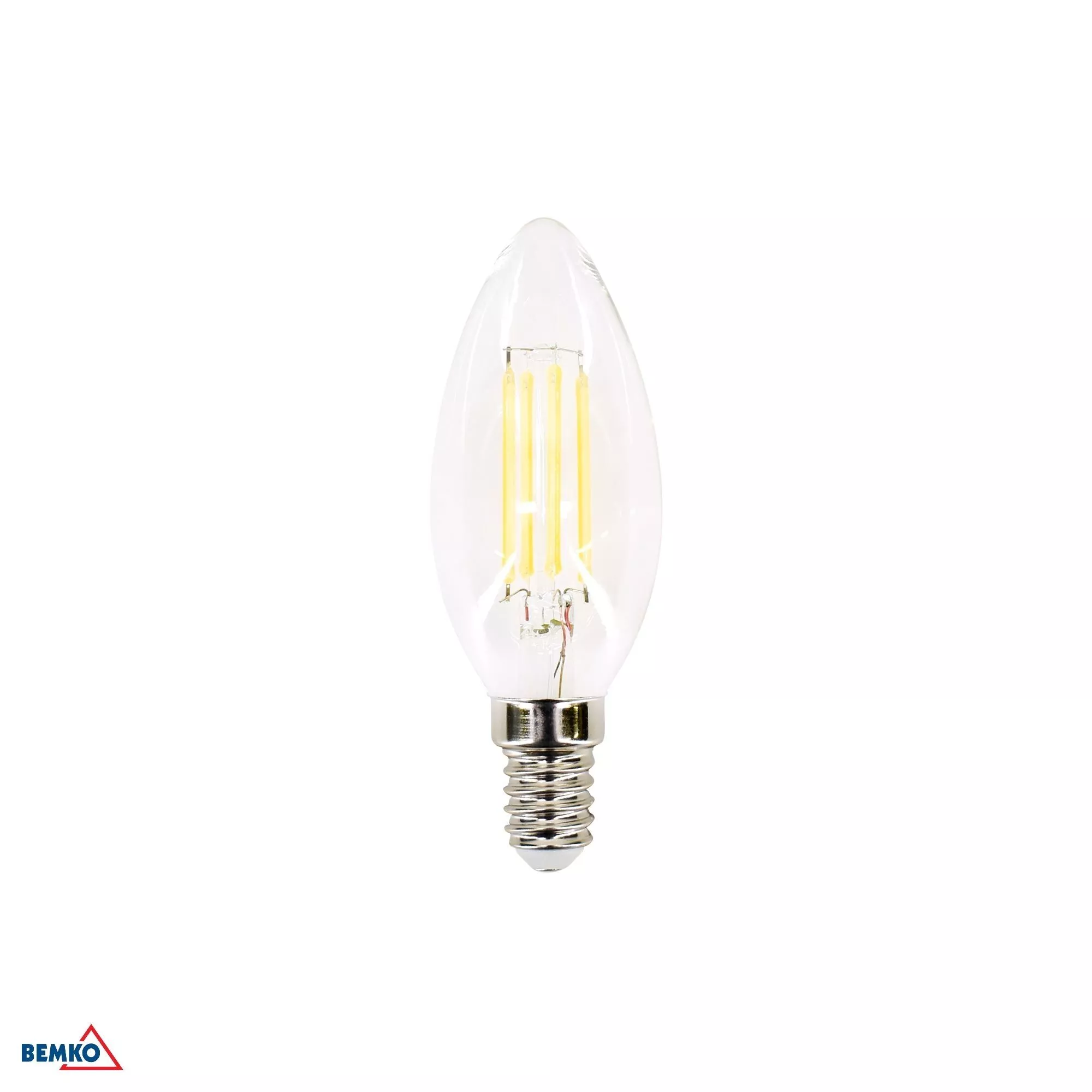 LED.E14 230V/4W FILAMENT C35 470LM 4000K 320ST D86-FLB-E14-C35-040-4K BEMKO