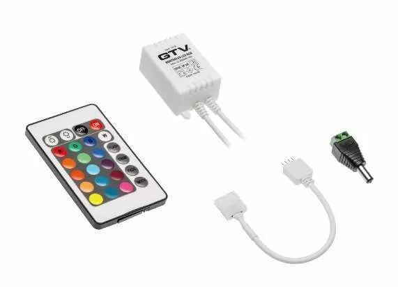 Kontroler LED RGB mini pilot 12/24V DC LD-KONMINI-RGB
