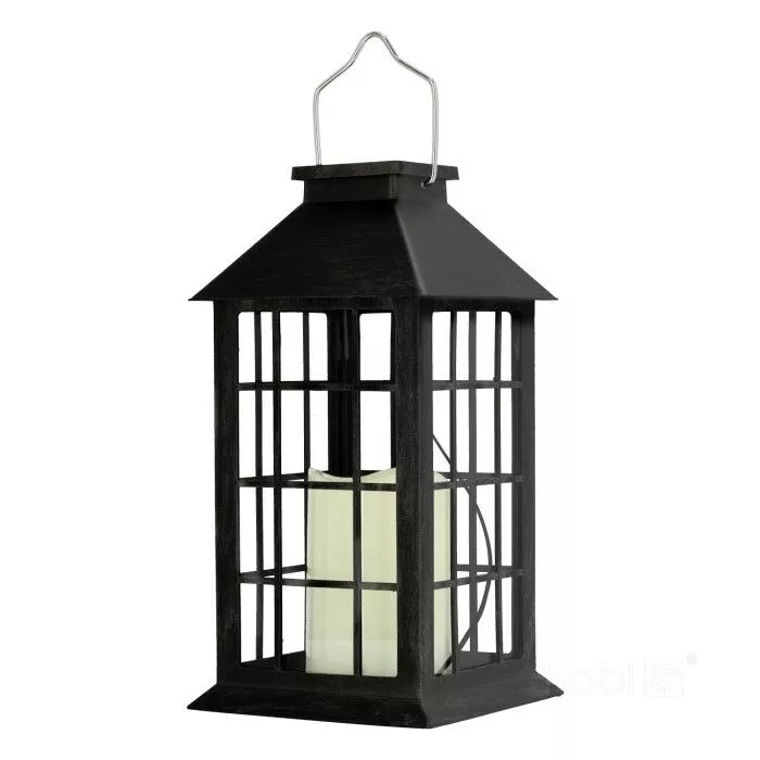 Lampa solarna SOLAR LED CANDELIO 2700K czarna LED2B