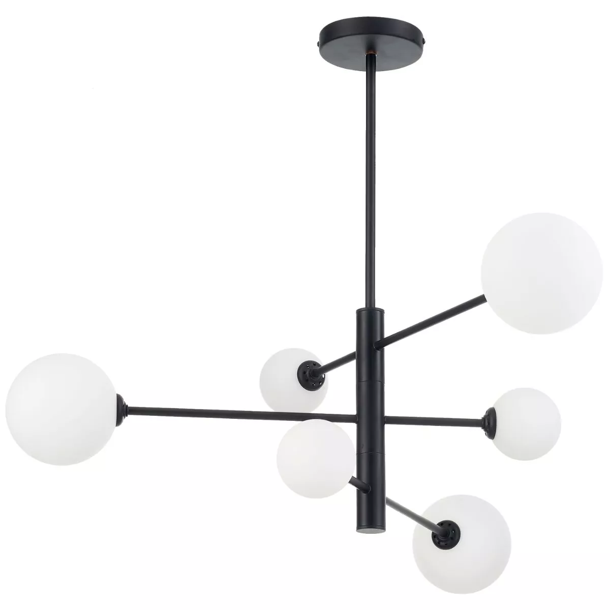 Lampa wisząca Dorado czarna 6xG9