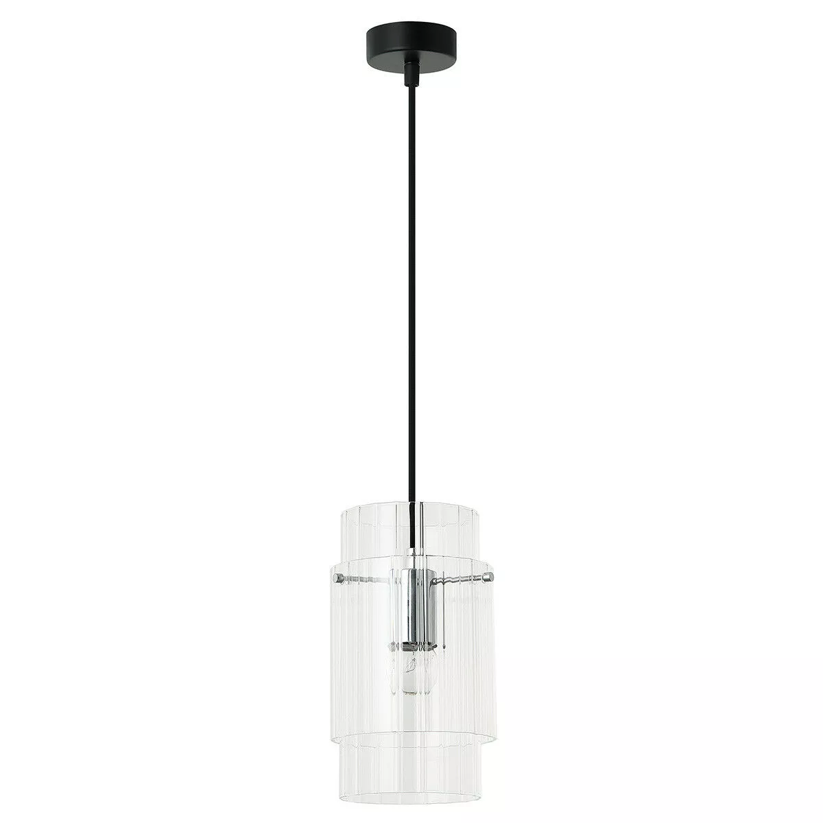 Lampa wisząca Savona czarna 1xE27