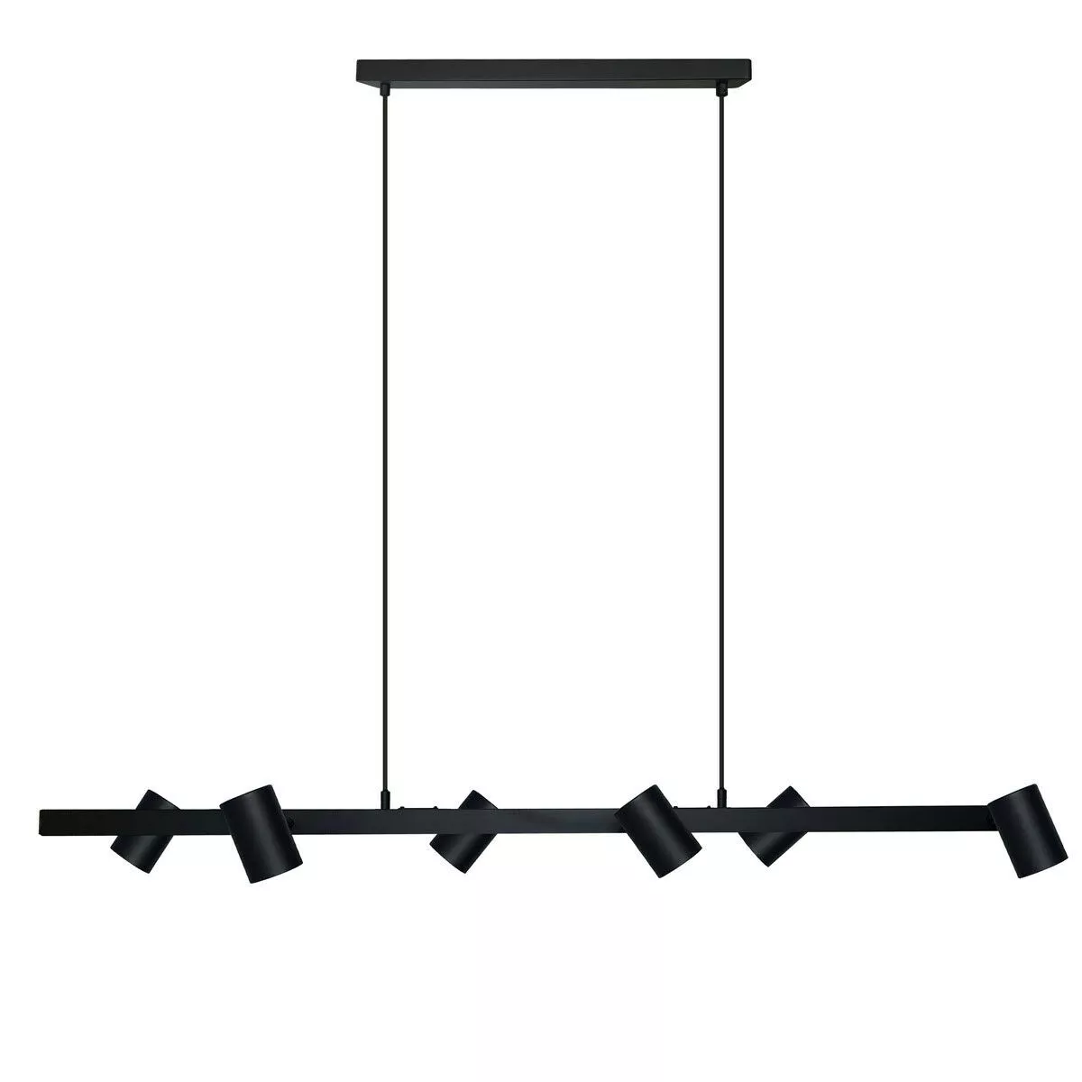 Lampa wisząca Snow 6 czarna 6xGU10