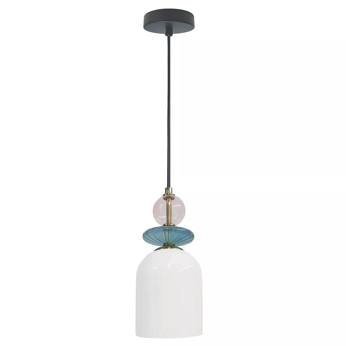 Lampa wisząca Tropea biała 1xE27