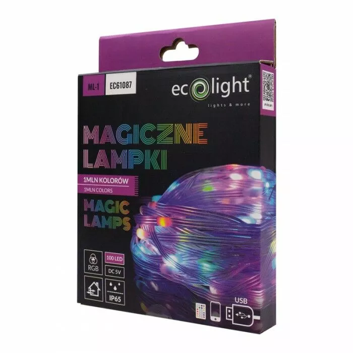 Magiczne Lampki LED RGB EC61087​ 