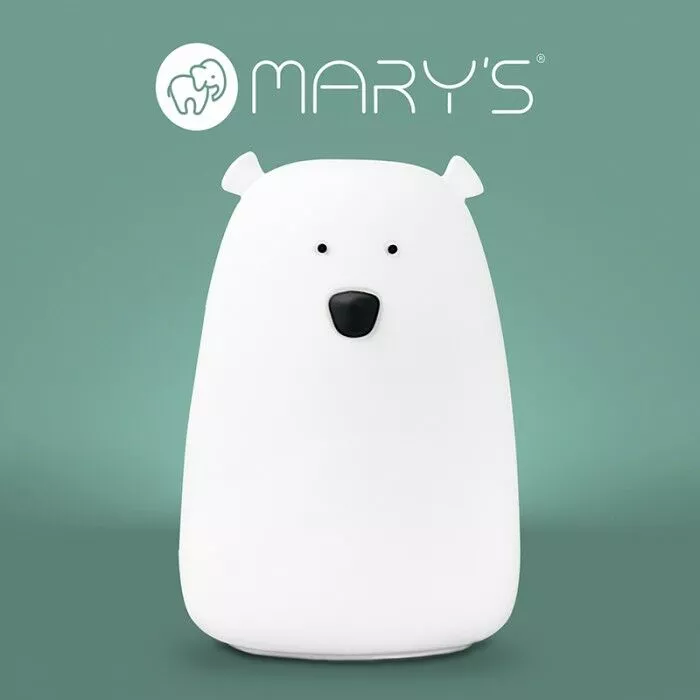 MARY'S LAMPKA LED MIŚ DUŻY BIAŁY RGB+WW + RC