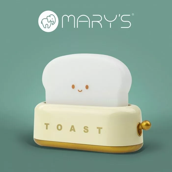 MARY'S LAMPKA NOCNA LED TOSTER ŻÓŁTY