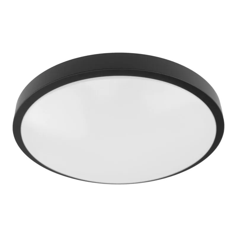 Plafon 2xE27 N/T okrągły czarny EC20444