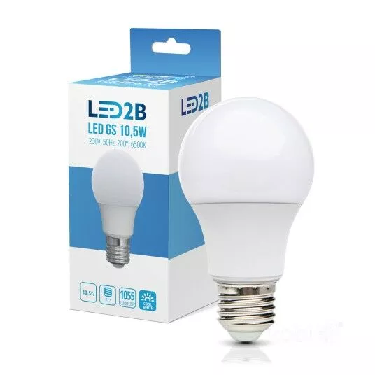 Żarówka LED.E27 230V/10,5W GS 6500K Zimna Biała 1055LM KALGSE27105Z KOBI