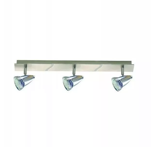 Lampa sufitowa Foster 3 LI GU10 50W Satynowy nikiel FL6253/17/03/SL Alclara