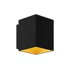91063-N SOLA WL SQUARE  KINKIET CZARNO-ZŁOTY/BLACK-GOLD