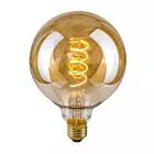 ŹRÓDŁO ŚWIATŁA RETRTRO E27 4W 2200K G125 SPIRAL AMBER