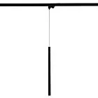 LAMPA WISZĄCA LUNGO 1 DO SZYNOPRZEWODU 1F 1XG9 CZARNA LP-894/1P BK 1F