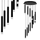 LAMPA WISZĄCA CARBON 12W LED