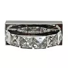 SHIPI LAMPA KINKIET 1X3W LED KRYSZTAŁKI STAL NIERDZEWNA