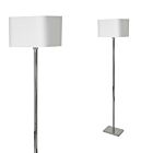 LAMPA STOJĄCA NAPOLI WHITE/CHROME 1XE27