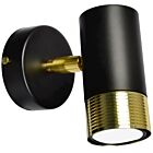 KINKIET DANI BLACK/GOLD 1XGU10