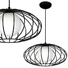 LAMPA WISZĄCA KRONOS BLACK 1XE14