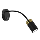 KINKIET FLEX JOKER BLACK/GOLD 1XGU10