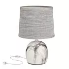 Lampka gabinetowa Adelina marmur + szary 41-24381