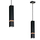 LAMPA WISZĄCA VIDAR BLACK 1XGU10