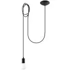 LAMPA WISZĄCA EDISON 1 LONG CZARNY