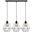 LAMPA WISZĄCA BASKET BLACK 3XE27
