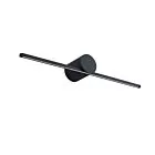 KINKIET MODERN SLIM M 1XLED CZARNY IP44 LP-777/1W M BK