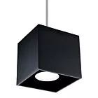 LAMPA WISZĄCA QUAD 1 CZARNY